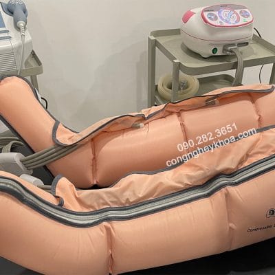 Hình ảnh thực tế bao chân của máy nén éo trị liệu Q2200