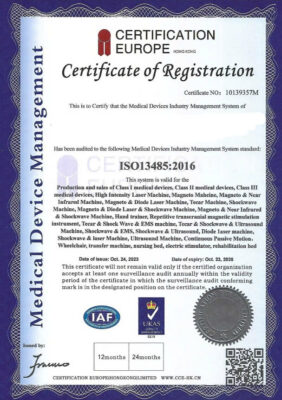 Giấy chứng nhận về chất lượng của thiết bị y tế ISO3485:2018