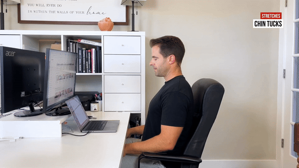 Bài tập điều trị hội chứng cổ rùa 