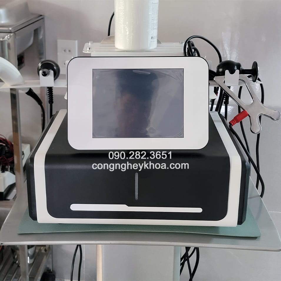 Thiết bị vật lý trị liệu phục hồi chức năng cho từng bệnh lý 6 Hình ảnh Máy sóng cao tần RF kết hợp bộ công cụ trải mạc cơ Graston (Máy Tecar) tại phòng khám Vĩnh Cửu - Đồng Nai