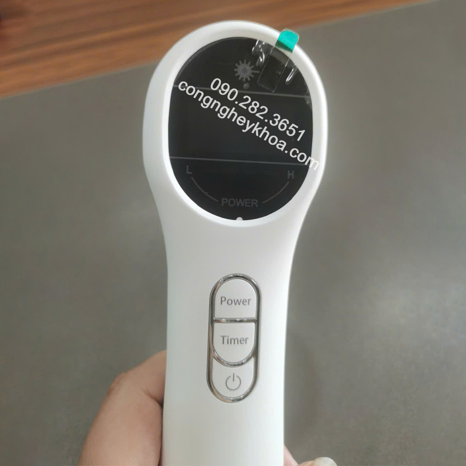 Laser trị liệu là gì? Laser công suất cao có ưu điểm gì? 8 Hình ảnh thực tế cận cảnh đầu phát laser của Máy Laser trị liệu cầm tay