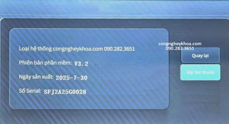 Phần mềm điều trị chạy trong máy laser công suất cao Laserlite HP được phát triển bởi Công ty Công Nghệ Y Khoa MDT