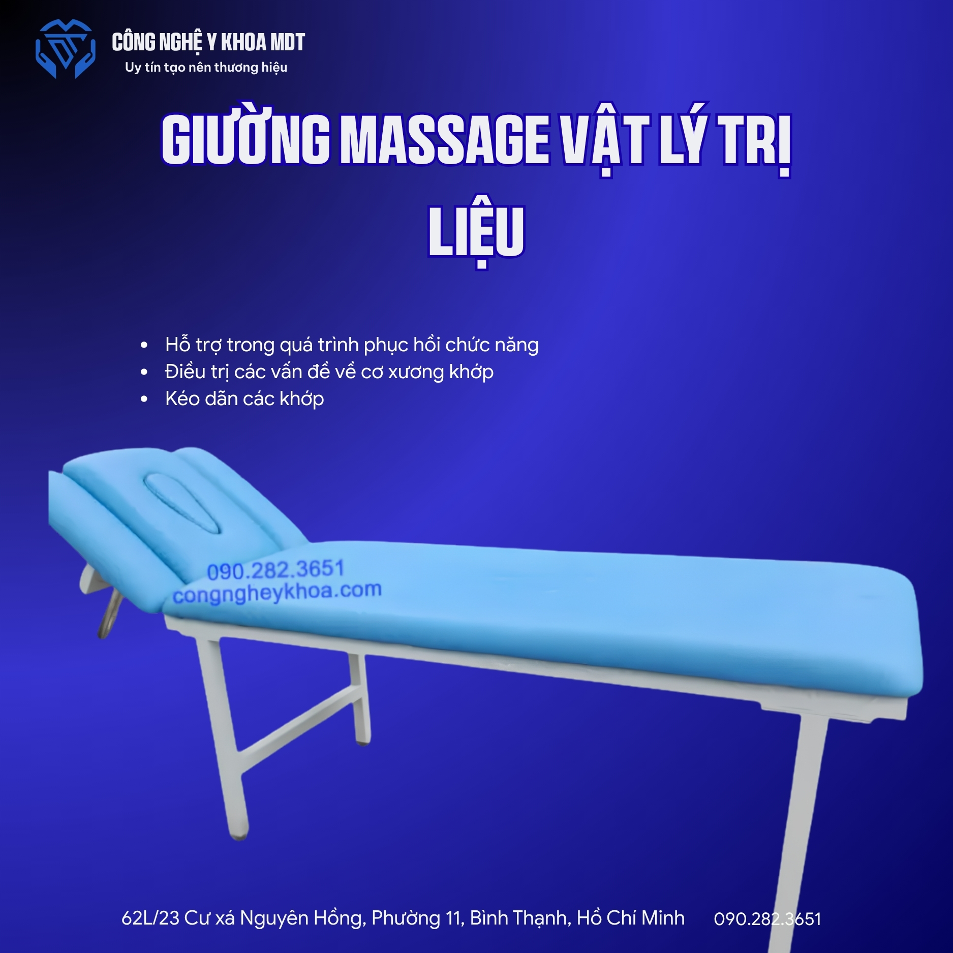Giường massage vật lý trị liệu 8 Giường massage vật lý trị liệu