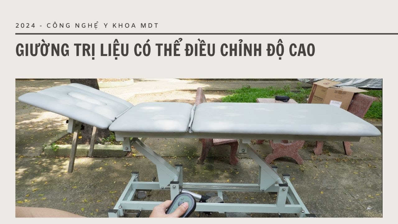 Máy Vật Lý Trị Liệu Đa Năng Phù Hợp Tập Ở Nhà 1 Giường trị liệu có thể điều chỉnh độ cao