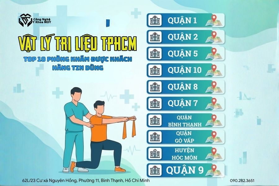 Vật Lý Trị Liệu TPHCM – 10 Bệnh Viện Phòng Khám Trung Tâm Uy Tín