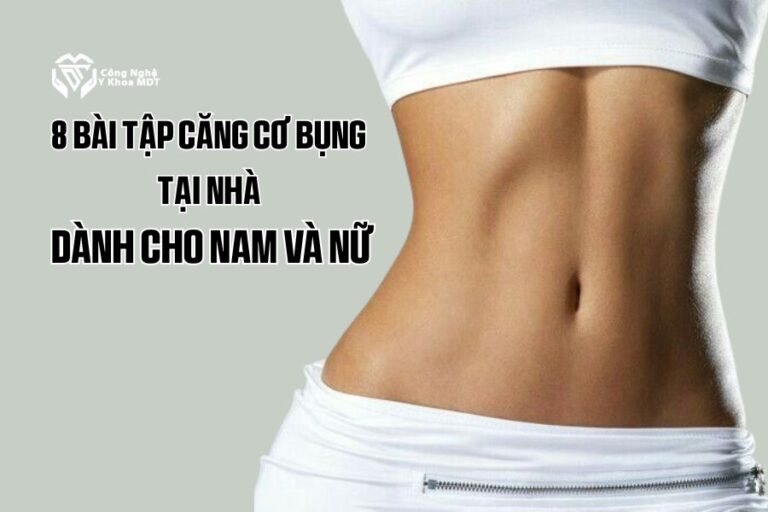 8 bài tập căng cơ bụng tại nhà dành cho nam và nữ