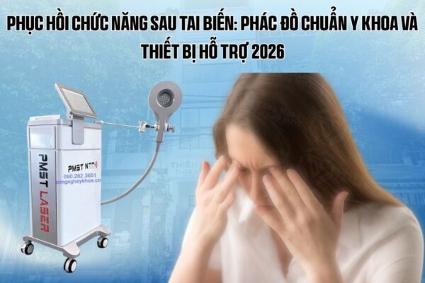 Phục hồi chức năng sau tai biến Phác đồ chuẩn y khoa và thiết bị hỗ trợ 2026 Khám phá phác đồ phục hồi chức năng chuẩn y khoa 2026 giúp phục hồi chức năng sau tai biến hiệu quả, kết hợp máy phục hồi chức năng hiện đại. Dựa trên kinh nghiệm thực tế, rút ngắn thời gian điều trị và nâng cao chất lượng sống