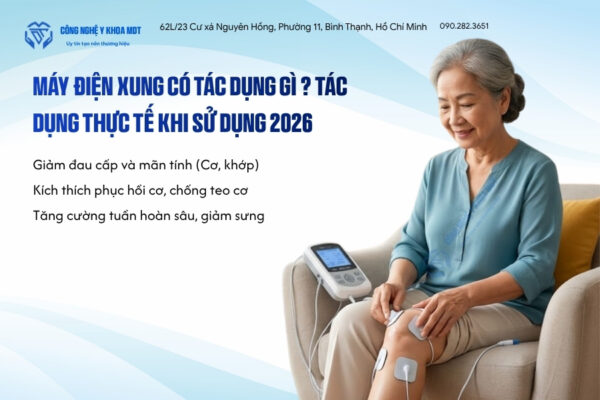 Máy điện xung có tác dụng gì Tác dụng thực tế khi sử dụng 2026