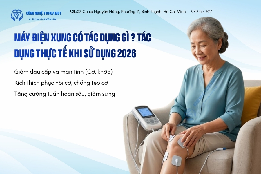 Máy Điện Xung Có Tác Dụng Gì | Tác dụng thực tế khi sử dụng 2026