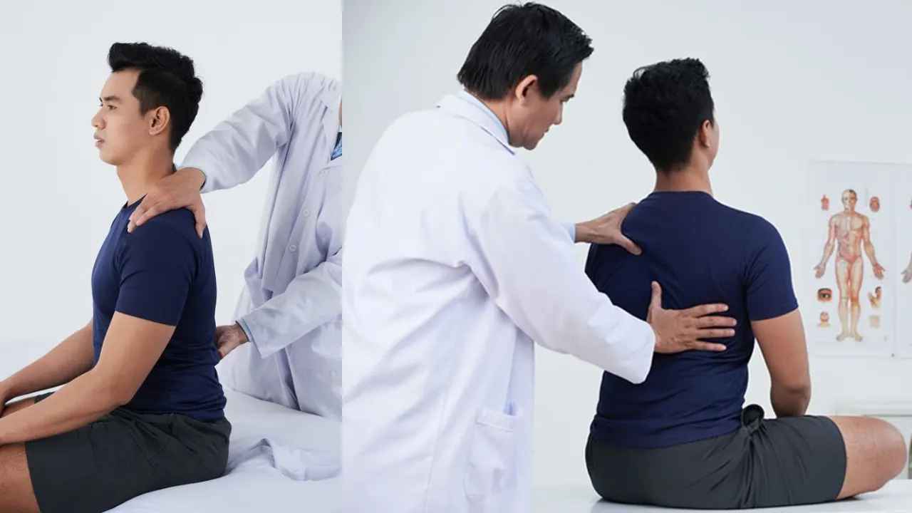 Kiểm tra vùng vai và lưng ở tư thế ngồi